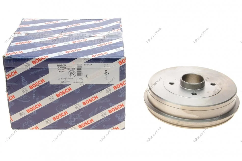 Тормозной барабан BOSCH 0986477120 (фото 1)
