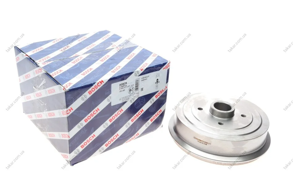 Гальмівний барабан DAEWOO Lanos (-ABS) \'\'1.4-1.6 \'\'97>> BOSCH 0 986 477 217 (фото 1)