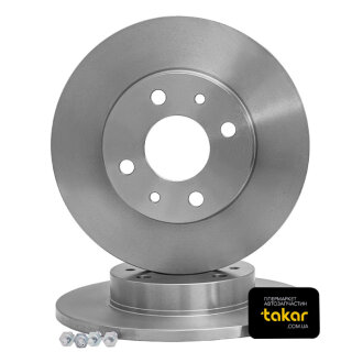 Торзмозной диск двухсторонний на передний мост полный(невентилируемый) 4 промасленный BOSCH 0986478342