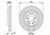 Тормозной диск BOSCH 0986479485 (фото 1)