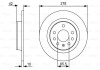 Тормозной диск CHEVROLET/OPEL Astra/Zafira/ 'R'1.6-2.204-15 BOSCH 0986479515 (фото 1)