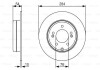 Тормозной диск BOSCH 0986479A45 (фото 1)