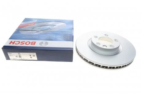 Гальмівний диск зліва на передній міст вентильований 5 лакований BOSCH 0986479B12