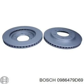 Торзмозной диск двухсторонний на передний мост вентилируемый 5 BOSCH 0986479D69