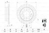 Тормозной диск BOSCH 0986479F07 (фото 1)