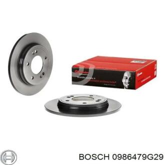 Торзмозной диск двухсторонний на задний мост полный(невентилируемый) 5 BOSCH 0986479G29