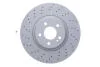 Торзмозной диск двухсторонний на передний мост вентилируемый 5 BOSCH 0986479G35 (фото 1)