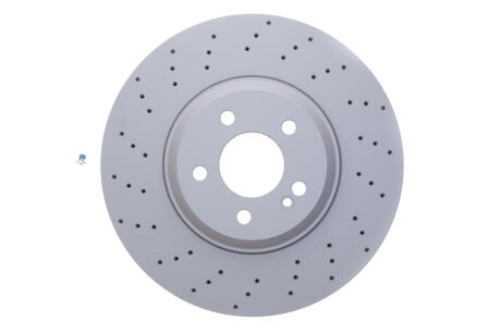 Торзмозной диск двухсторонний на передний мост вентилируемый 5 BOSCH 0986479G35