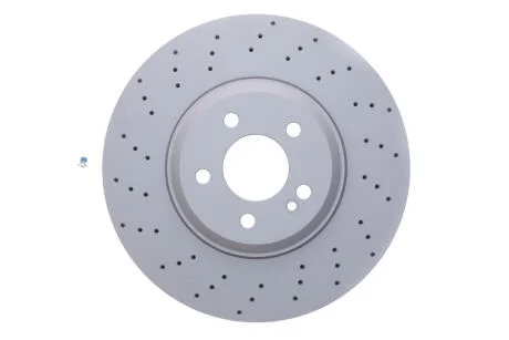 Торзмозной диск двухсторонний на передний мост вентилируемый 5 BOSCH 0986479G35