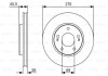 Гальмівний диск MITSUBISHI Lancer/Space Runner \'\'F \'\'1,6-2,4 \'\'99-08 PR2 BOSCH 0986479S00 (фото 1)