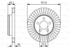 Тормозной диск BOSCH 0986479U04 (фото 1)