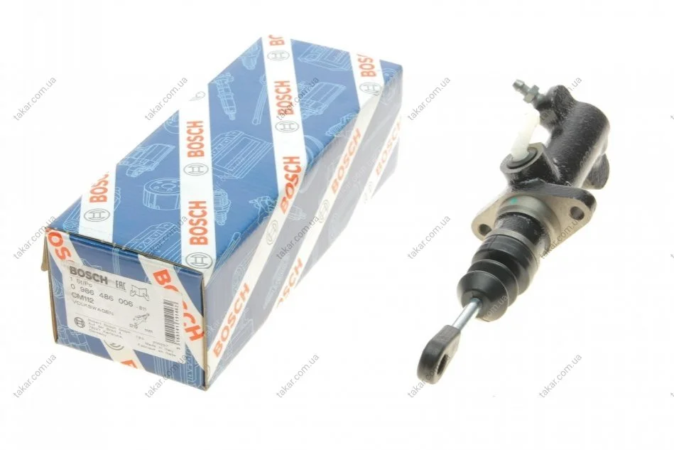 Циліндр зчеплення головний BOSCH 0 986 486 006 (фото 1)