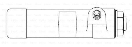 Циліндр зчеплення робочий ВАЗ 2101-09, 2121 BOSCH 0986486599