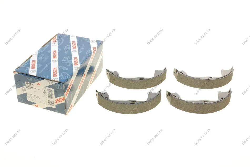 Тормозные колодки задние барабанные BOSCH 0986487214 (фото 1)