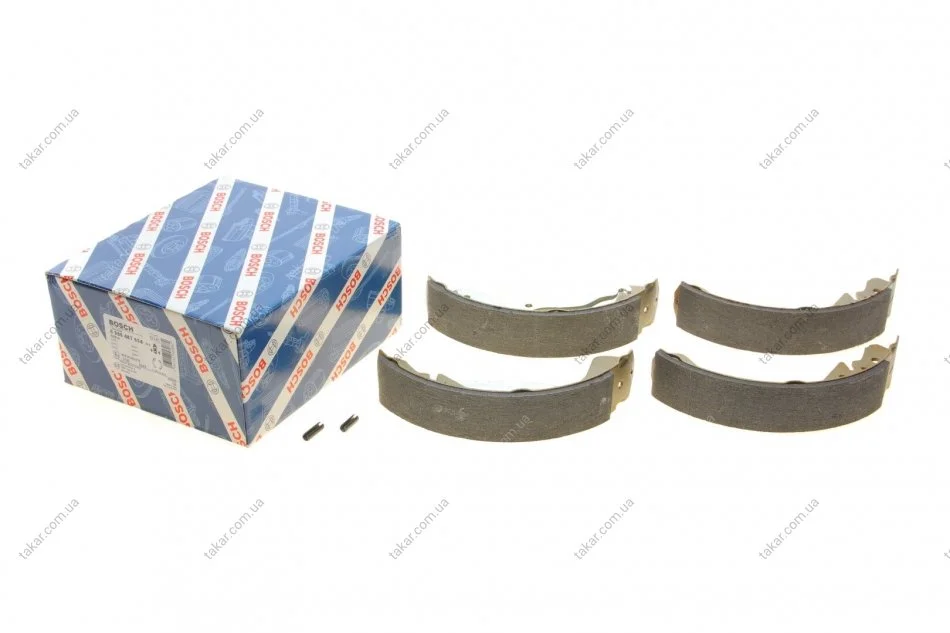 Тормозные колодки задние барабанные BOSCH 0 986 487 554 (фото 1)