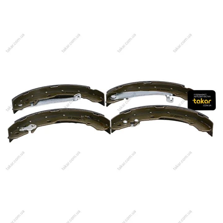 Тормозные колодки задние барабанные BOSCH 0 986 487 555 (фото 1)