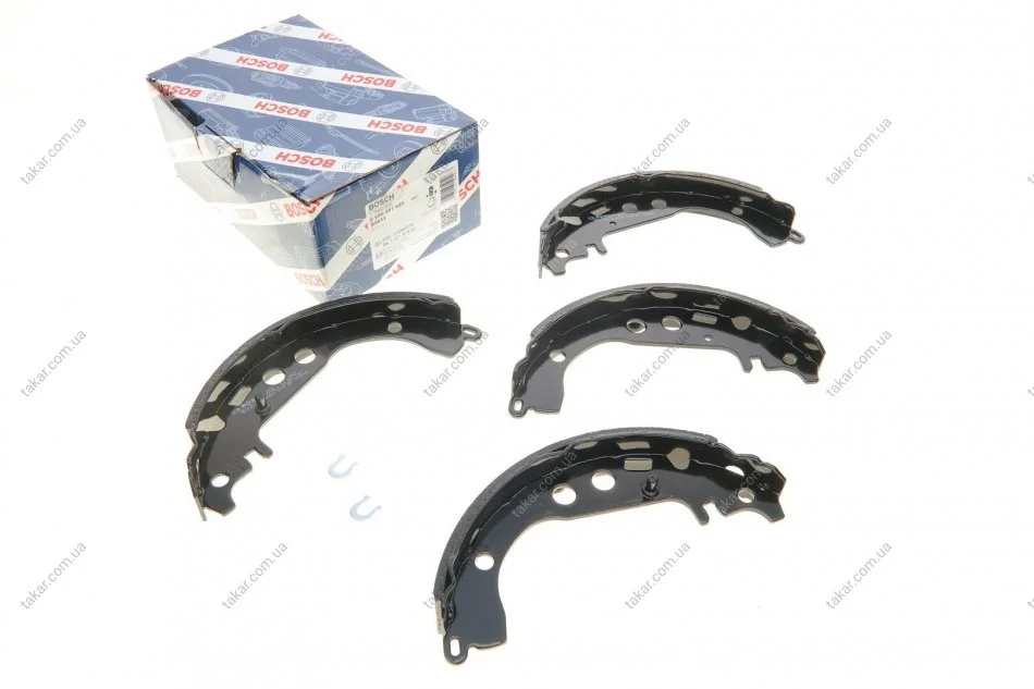 Гальмівні колодки задні барабанні BOSCH 0986487589 (фото 1)
