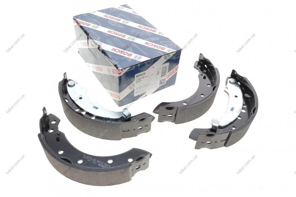Гальмівні колодки задні барабанні BOSCH 0986487672 (фото 1)