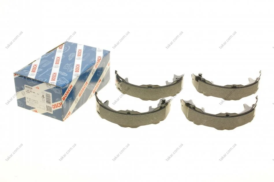 Тормозные колодки барабанные BOSCH 0986487680 (фото 1)
