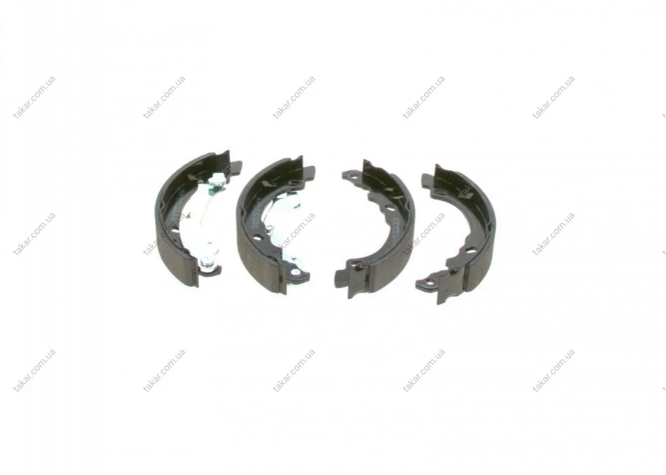 Гальмівні колодки задні барабанні BOSCH 0986487704 (фото 1)