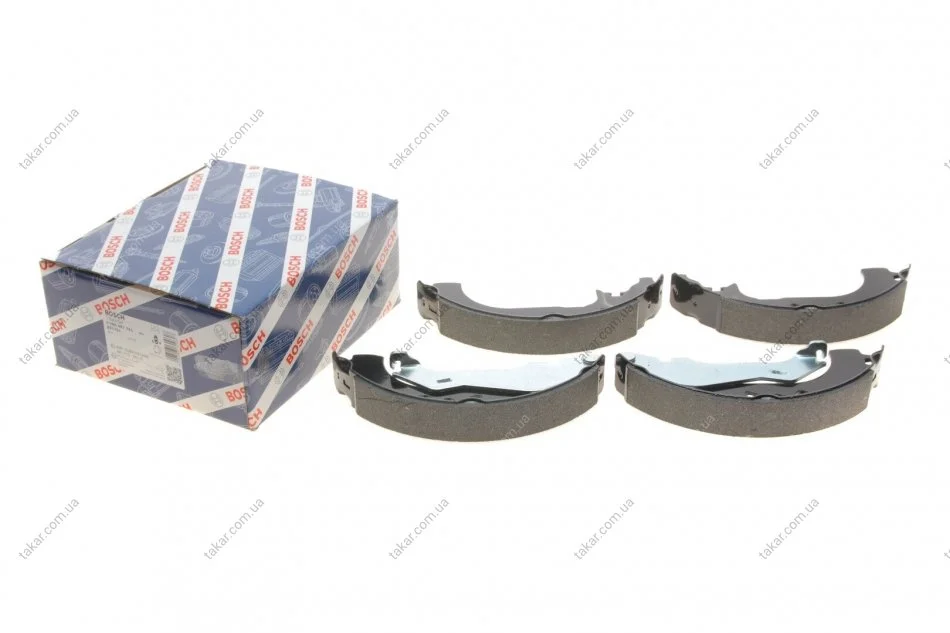 Тормозные колодки задние барабанные BOSCH 0986487791 (фото 1)