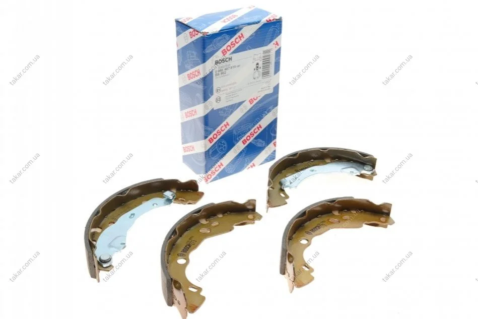 Гальмівні колодки задні барабанні BOSCH 0986487819 (фото 1)
