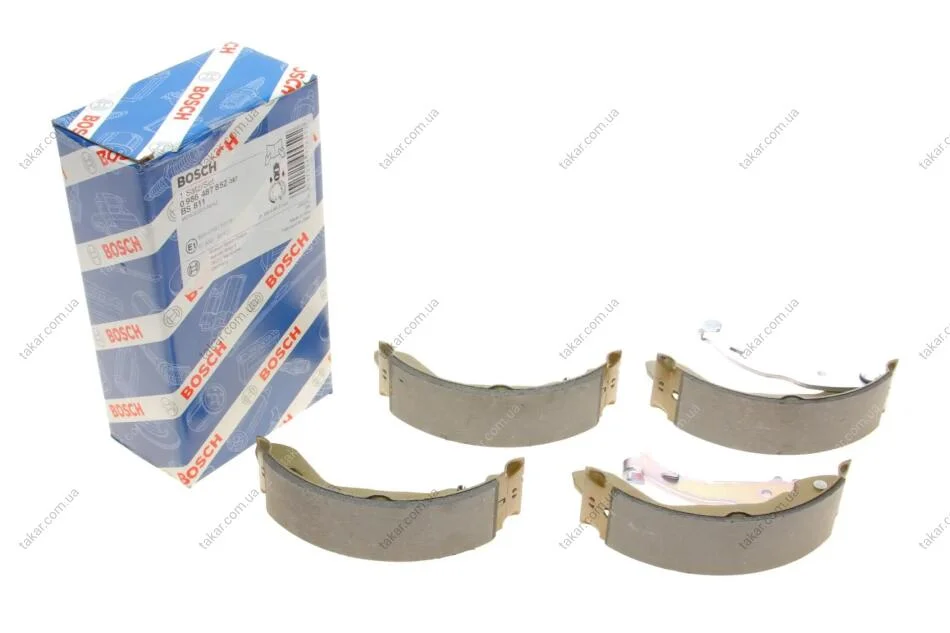 Тормозные колодки задние барабанные BOSCH 0 986 487 852 (фото 1)