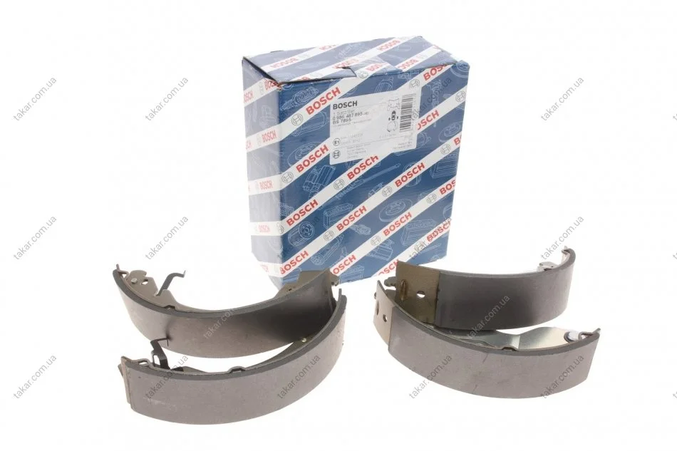 Тормозные колодки барабанные BOSCH 0986487895 (фото 1)