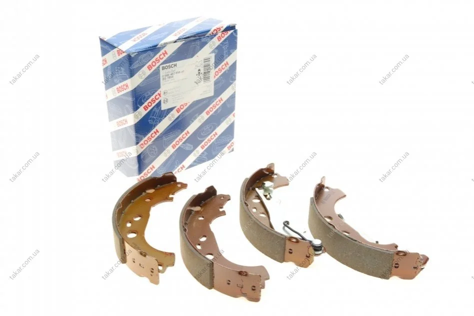 Гальмівні колодки задні барабанні BOSCH 0 986 487 898 (фото 1)