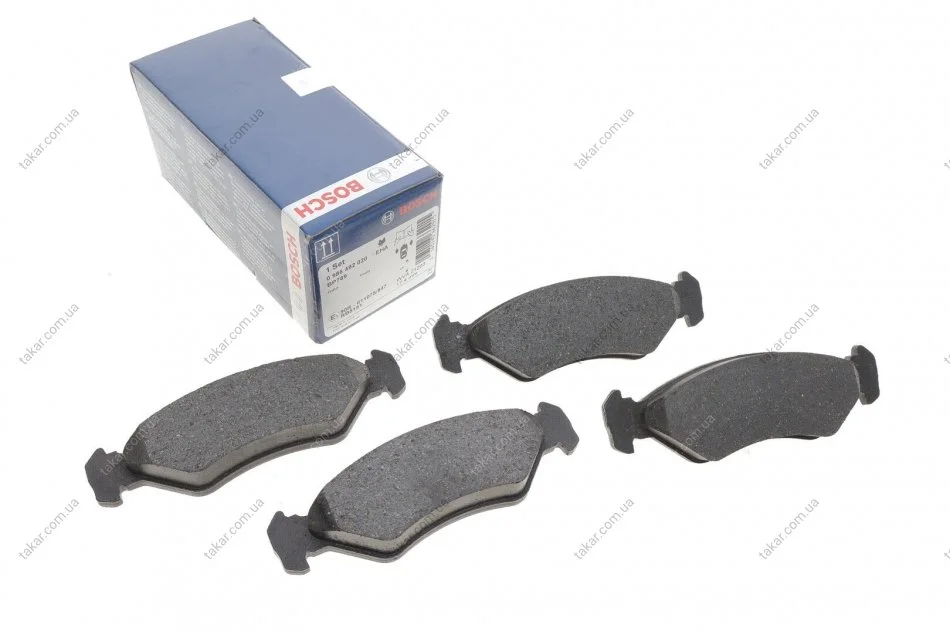 Тормозные колодки дисковые BOSCH 0986492020 (фото 1)