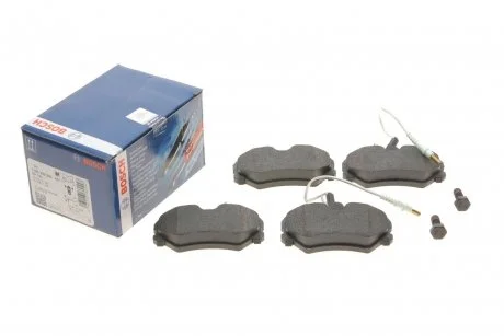Гальмівні колодки передні дискові BOSCH 0986492090