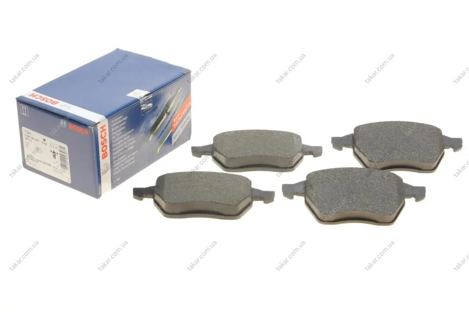 Тормозные колодки передние дисковые BOSCH 0 986 494 003 (фото 1)