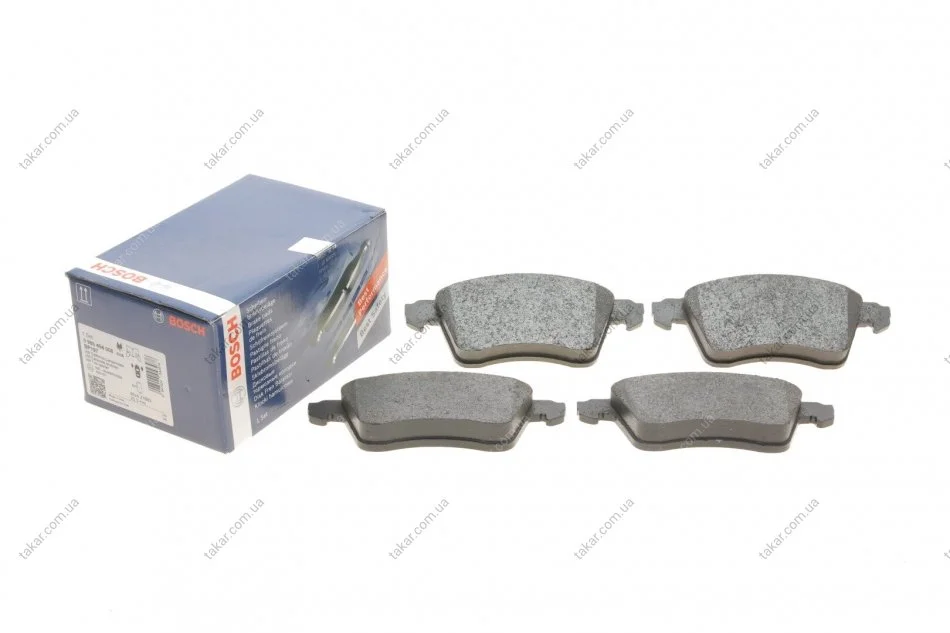 Гальмівні колодки передні дискові BOSCH 0986494008 (фото 1)