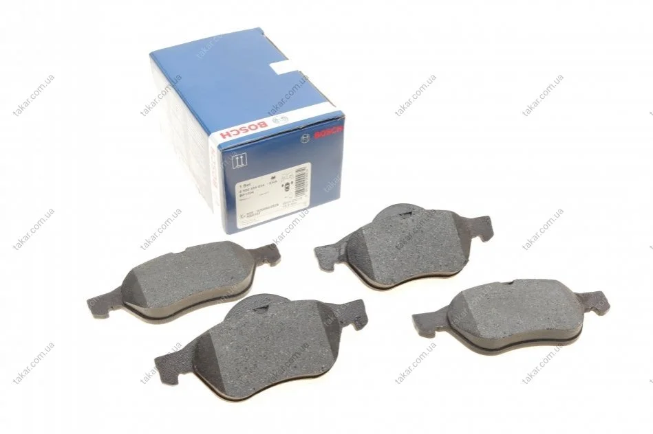 Гальмівні колодки передні дискові BOSCH 0 986 494 034 (фото 1)