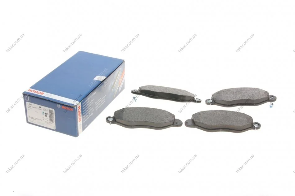 Тормозные колодки передние дисковые BOSCH 0986494037 (фото 1)