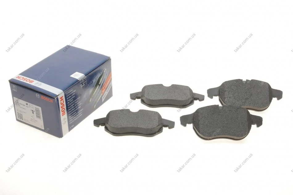 Тормозные колодки передние дисковые BOSCH 0986494044 (фото 1)