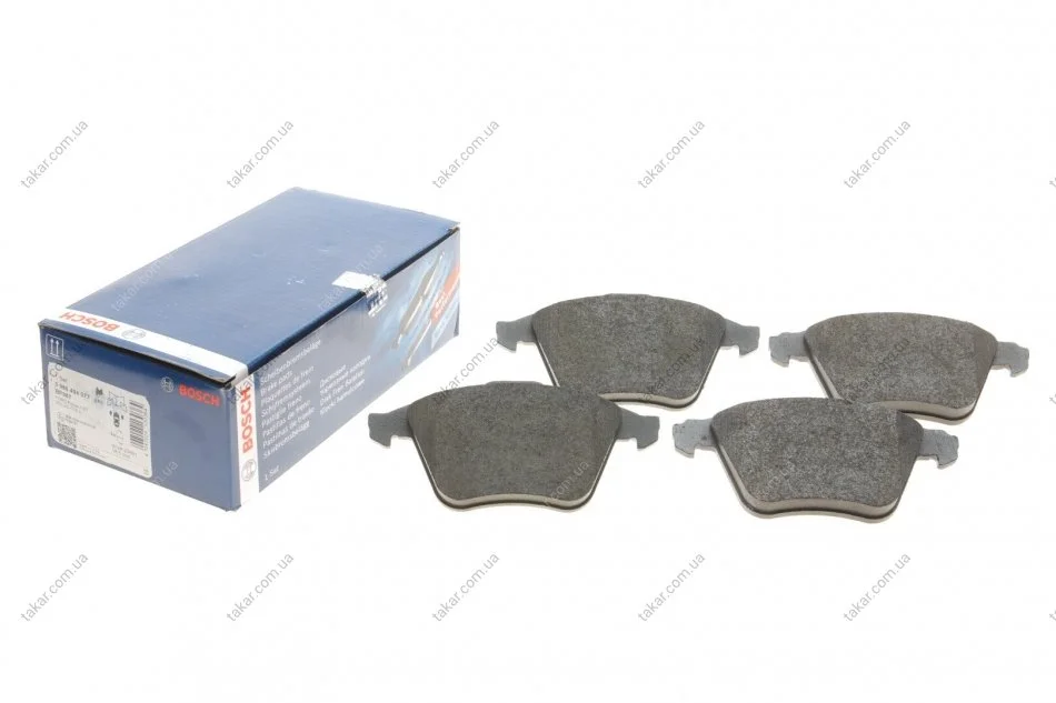 Тормозные колодки передние дисковые BOSCH 0986494077 (фото 1)