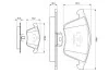 Тормозные колодки передние дисковые BOSCH 0986494077 (фото 2)
