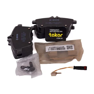 Тормозные колодки передние дисковые BOSCH 0986494085