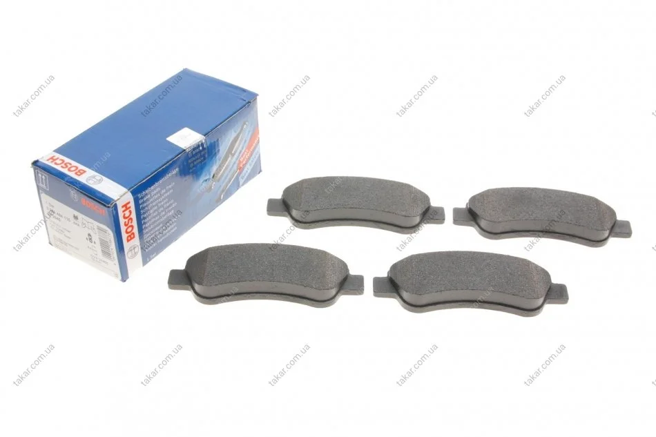 Гальмівні колодки задні дискові BOSCH 0986494110 (фото 1)