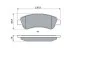 Гальмівні колодки задні дискові BOSCH 0986494110 (фото 7)