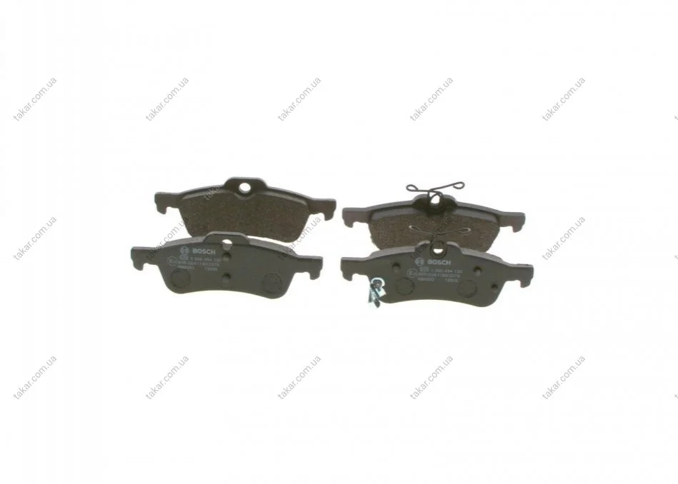 Гальмівні колодки задні дискові BOSCH 0986494130 (фото 1)