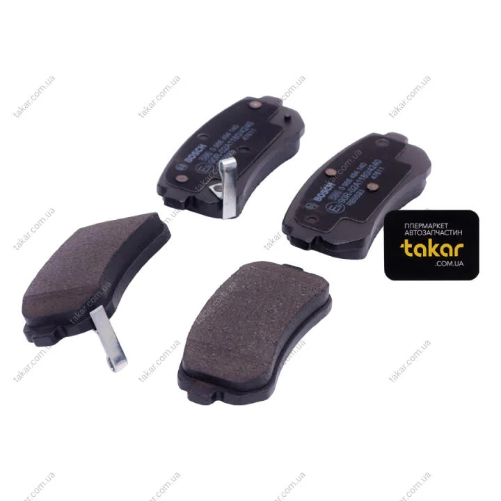 Тормозные колодки задние дисковые BOSCH 0 986 494 140 (фото 1)