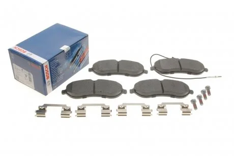 Тормозные колодки передние дисковые BOSCH 0986494163