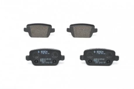 Гальмівні колодки задні дискові BOSCH 0 986 494 214