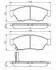 Тормозные колодки передние дисковые BOSCH 0986494238 (фото 1)