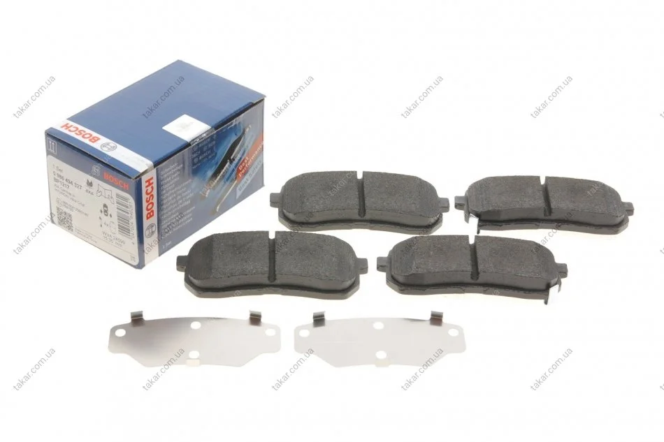Гальмівні колодки задні дискові BOSCH 0986494327 (фото 1)