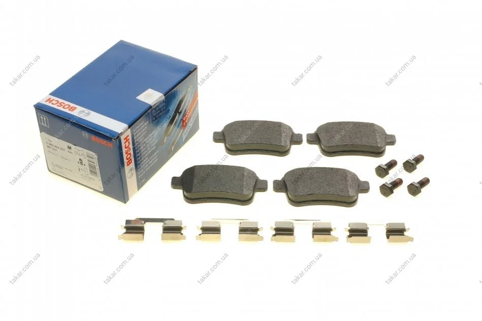 Гальмівні колодки задні дискові BOSCH 0986494331 (фото 1)