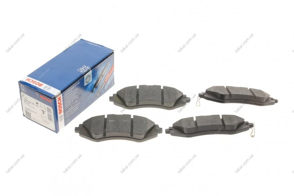 Тормозные колодки передние дисковые BOSCH 0986494343 (фото 1)