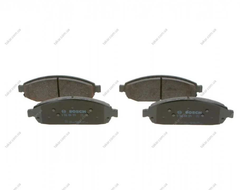 Тормозные колодки передние дисковые BOSCH 0986494370 (фото 1)